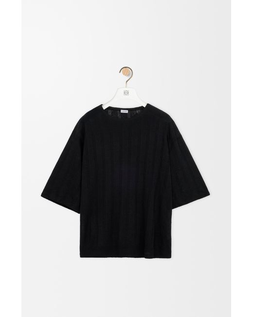 Loewe Black Short Sleeve Top for men