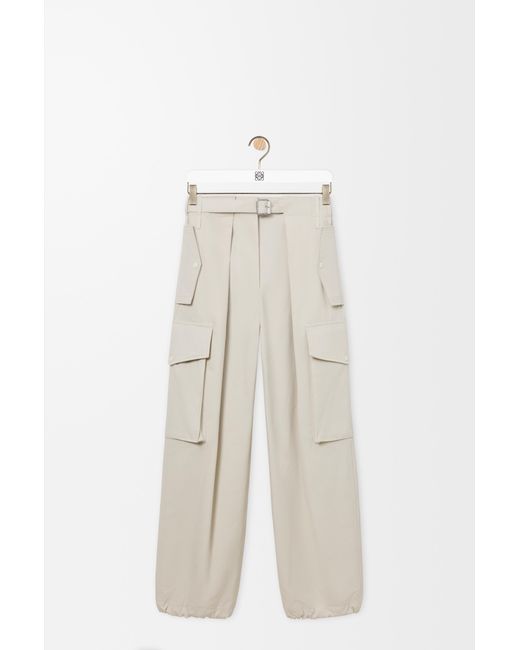 Loewe White Cargo Trousers