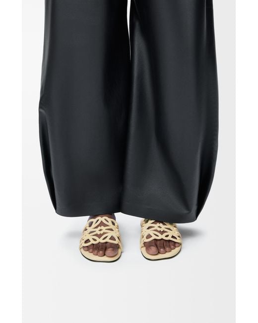 Loewe White Petal Anagram Slide