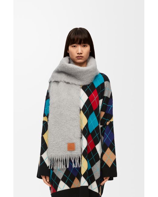 Loewe Gray Scarf
