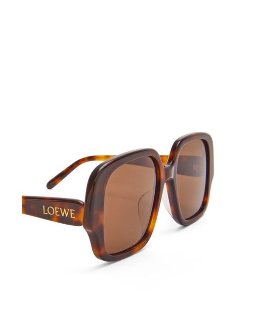 Loewe Multicolor Square Slim Sunglasses