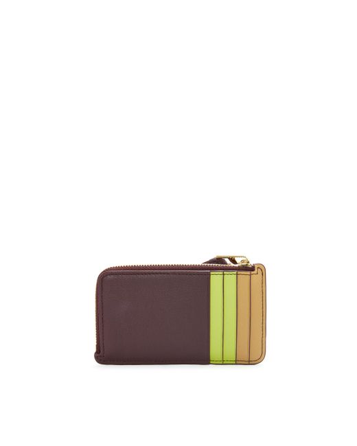 Loewe Multicolor Luxury Puzzle Coin Cardholder In Classic Calfskin