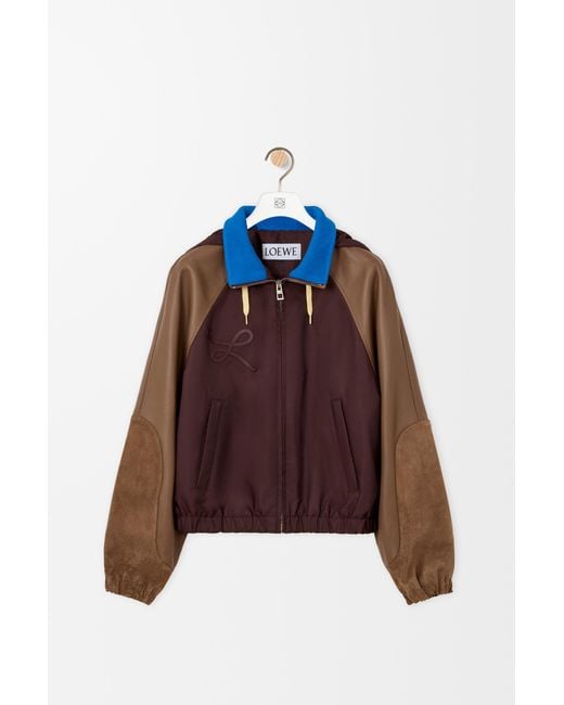 Loewe Brown Bomber Jacket