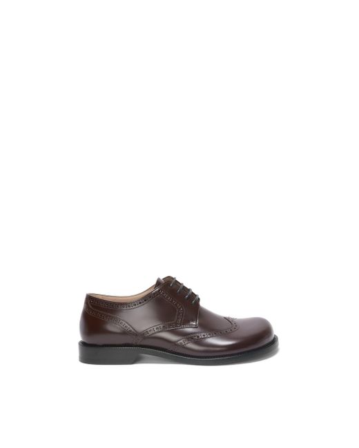 Loewe Multicolor Campo Brogue Derby In Brushed Calfskin for men
