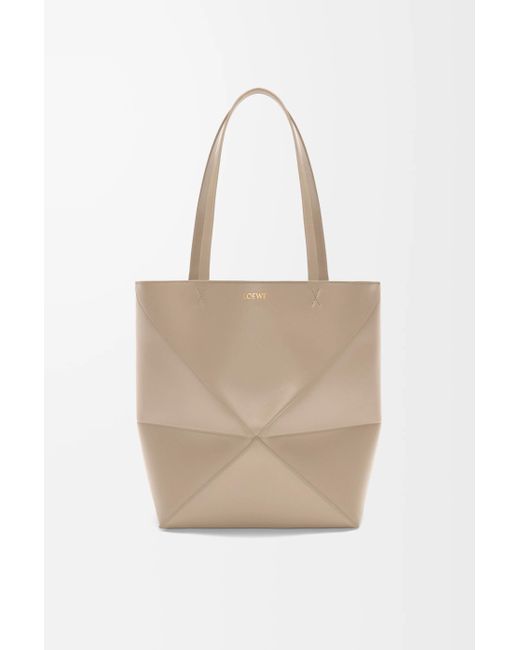 Loewe Natural Puzzle Fold Tote Bag Medium