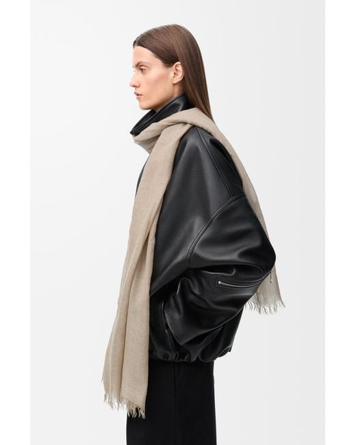 Loewe Natural Scarf In Cashmere