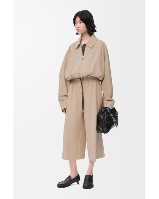 Loewe Natural Luxury Balloon Jacket In Cotton