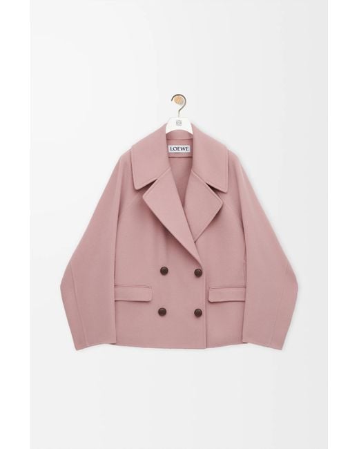 Loewe Pink Short Coat