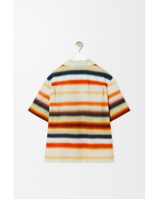 Loewe Orange Short Sleeve Shirt for men