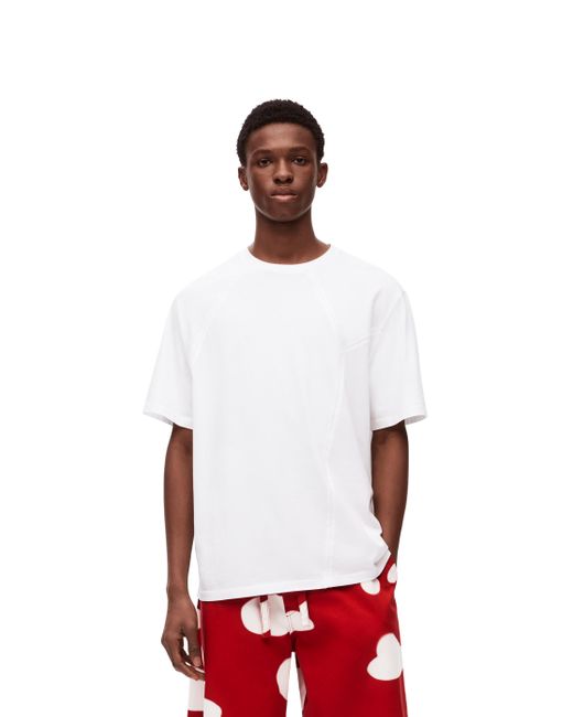 Loewe T-shirt In Cotton in White for Men