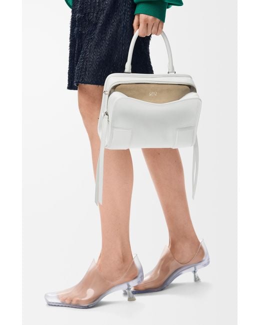 Loewe White Small Amazona 180 Bag