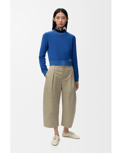 Loewe White Cropped Trousers