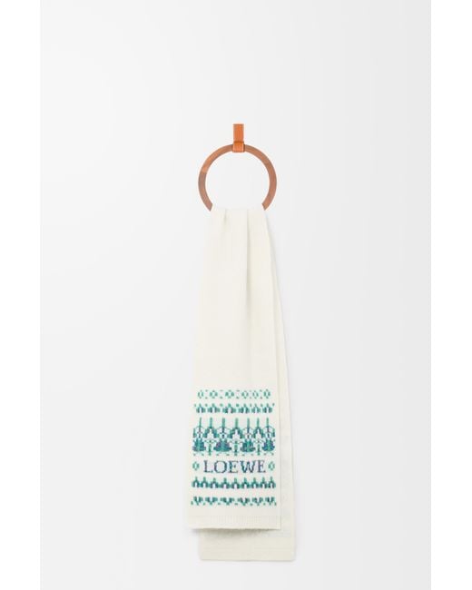 Loewe Blue Scarf