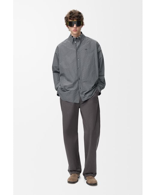 Loewe Gray Drawstring Trousers for men