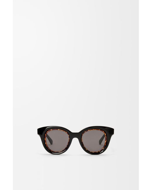 Loewe Black Mini Anagram Butterfly Sunglasses For