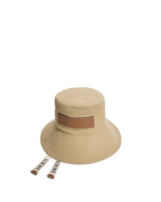 Loewe Fisherman Hat in Canvas Sand 57