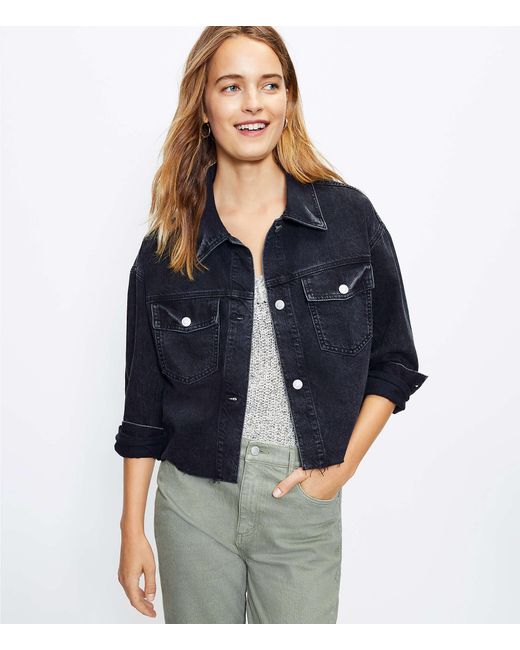 loft denim jacket