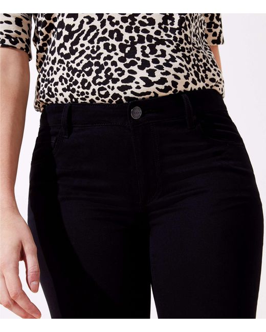 LOFT 5 Pocket Sateen Leggings In Curvy Fit in Black - Lyst