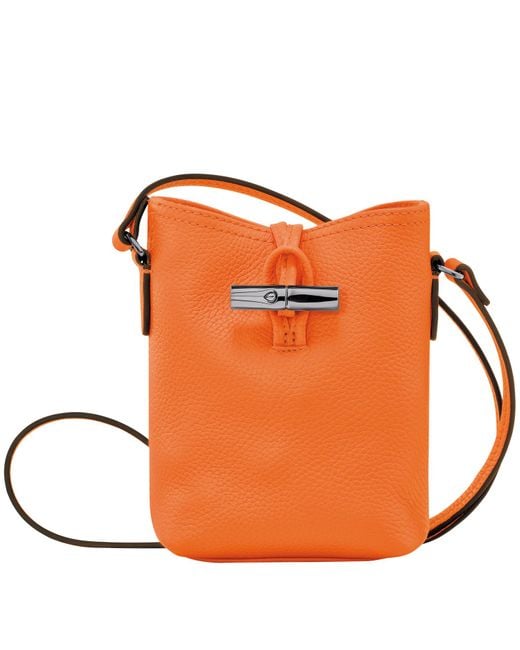 Longchamp Orange Umhängetasche XS Roseau Essential