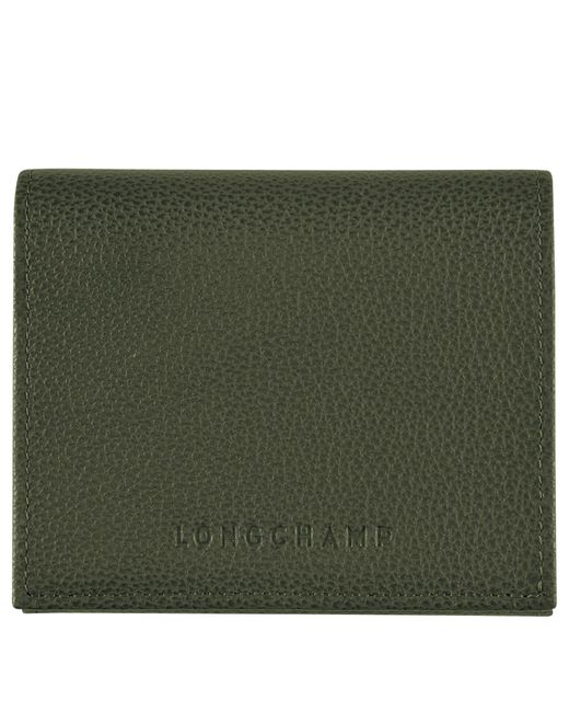 Monedero Le Foulonné Longchamp de color Green