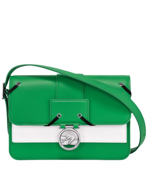 Sac bandoulière M Box-Trot Longchamp en coloris Green