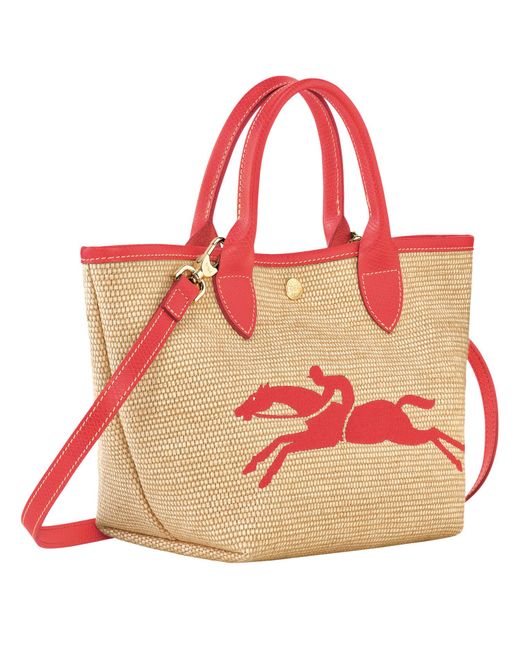 Longchamp Red Handtasche S Le Panier Pliage