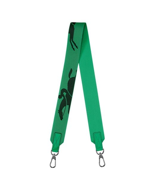 Longchamp Green Shoulder Strap 3D