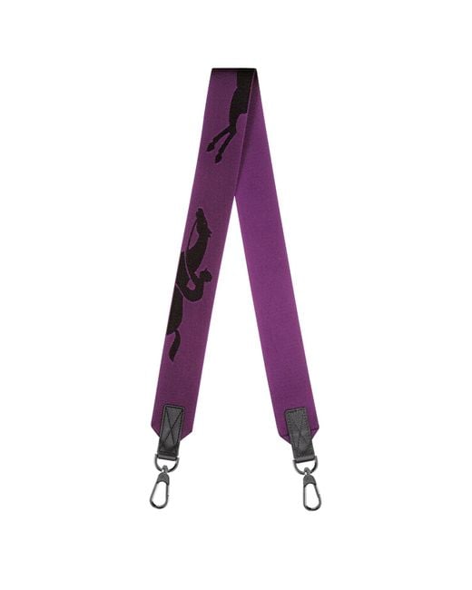 Longchamp Purple Schulterriemen 3D