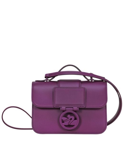 Longchamp Purple Umhängetasche XS Box-Trot