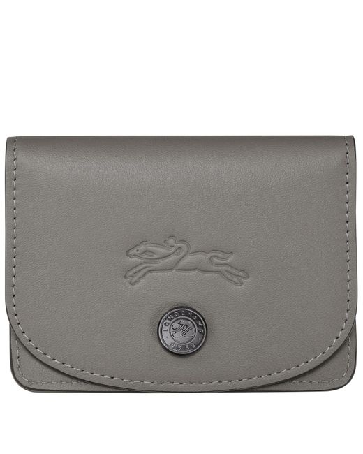 Longchamp Gray Card Holder Le Pliage Xtra