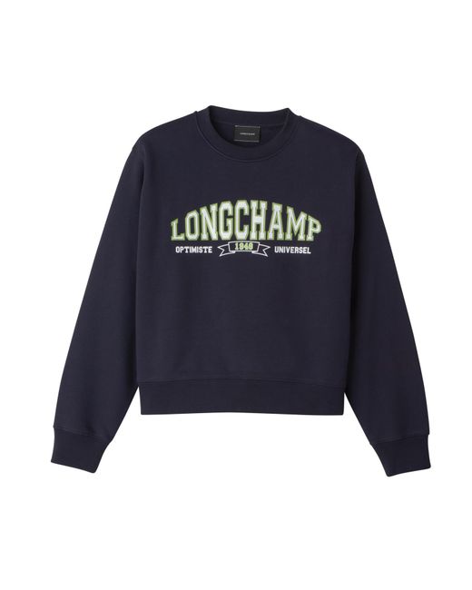 Sweat Longchamp en coloris Blue