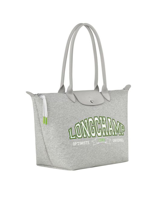 Longchamp Shopper L Le Pliage Collection in het Metallic