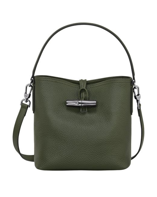Bolso saco XS Le Roseau Essential Longchamp de color Green