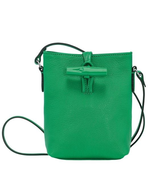 Bolso bandolera XS Le Roseau Longchamp de color Green