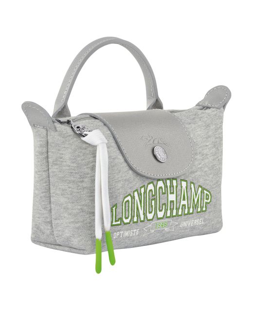 Longchamp Gray Pochette Le Pliage Collection