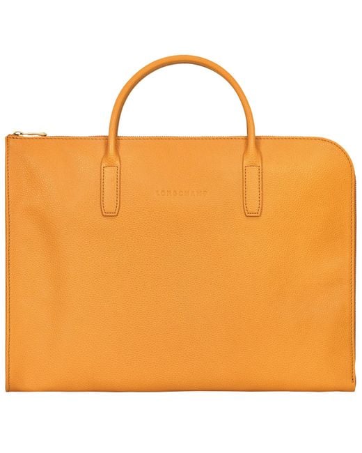 Maletín S Le Foulonné Longchamp de color Orange