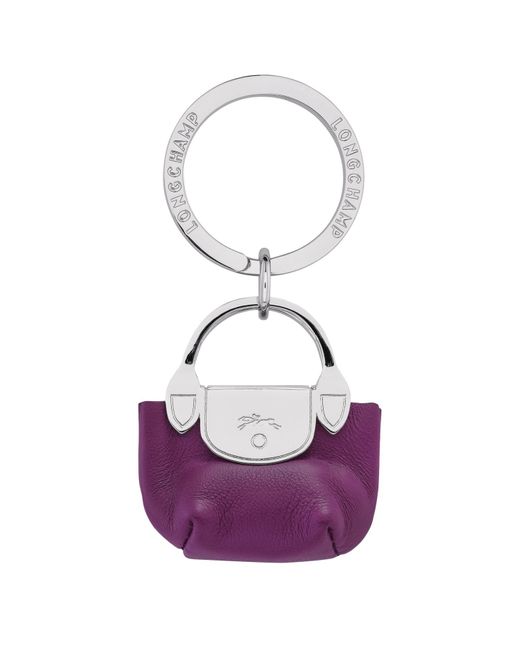 Longchamp Purple Schlüsselanhänger Le Pliage Xtra