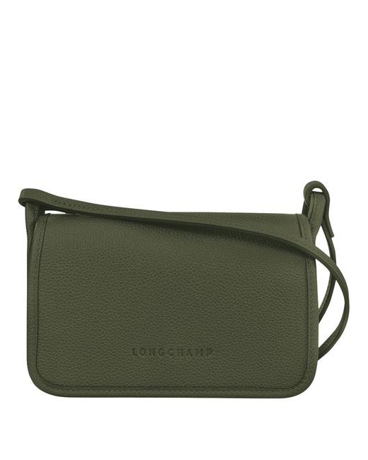 Longchamp Green Clutch XS Le Foulonné