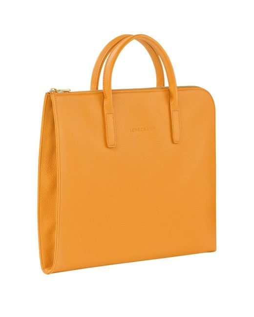 Maletín S Le Foulonné Longchamp de color Orange
