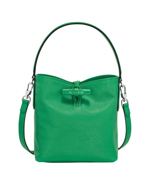 Bolso saco XS Le Roseau Longchamp de color Green
