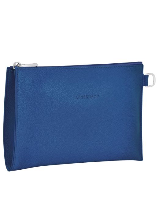 Pochette Le Foulonné Longchamp en coloris Blue Pochette Le Foulonné Longchamp en coloris Blue