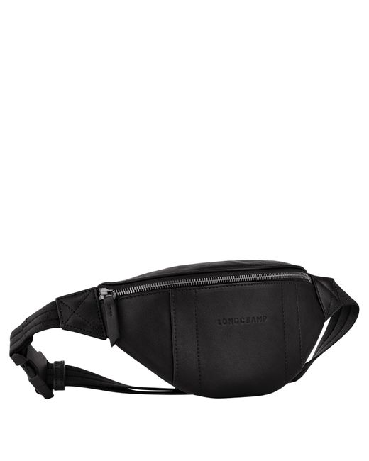 Longchamp Black Gürteltasche S 3D