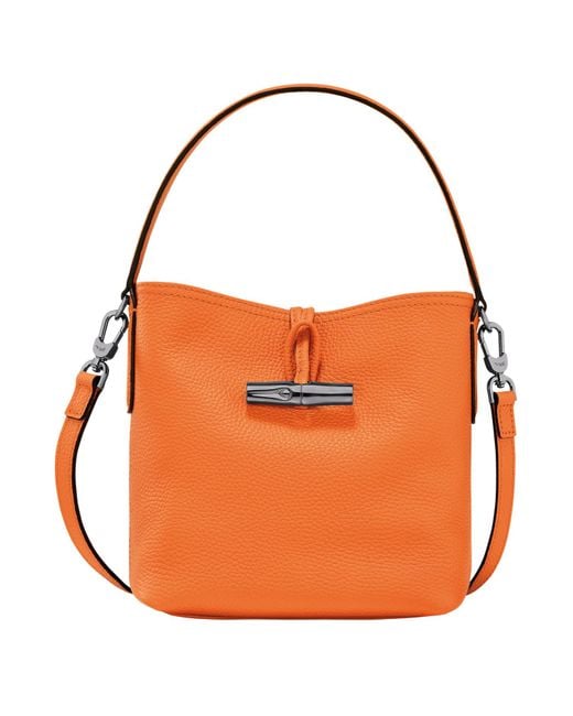 Bolso saco XS Le Roseau Essential Longchamp de color Orange