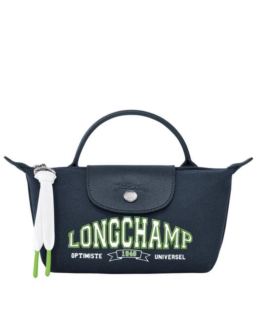 Longchamp Blue Pochette Le Pliage Collection