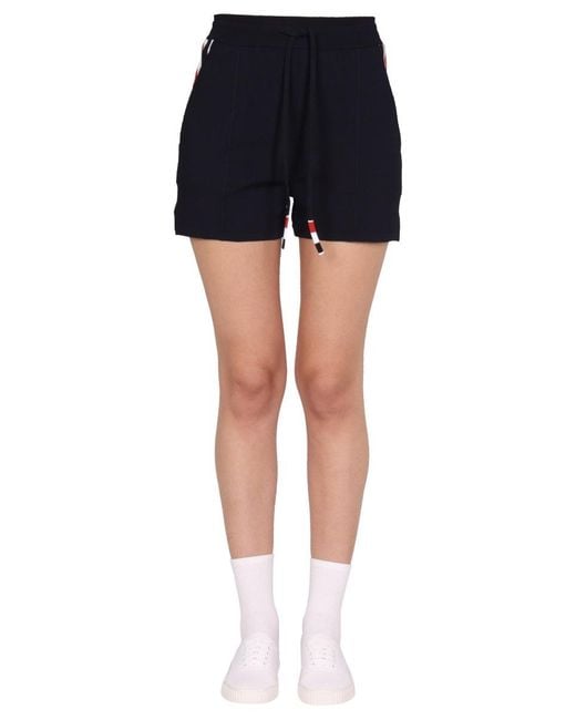 Thom Browne Blue Rwb Shorts