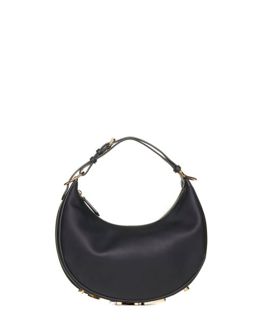 Women's Blue Graphy Leather Bag