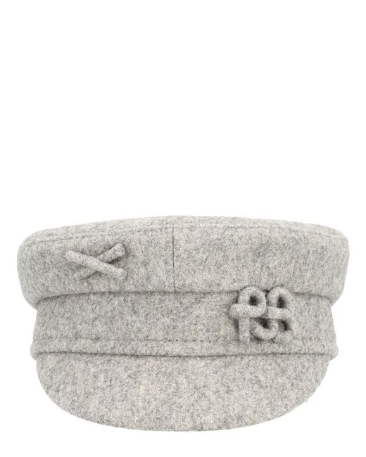 Ruslan Baginskiy Gray Solid Logo Bakerboy Hat