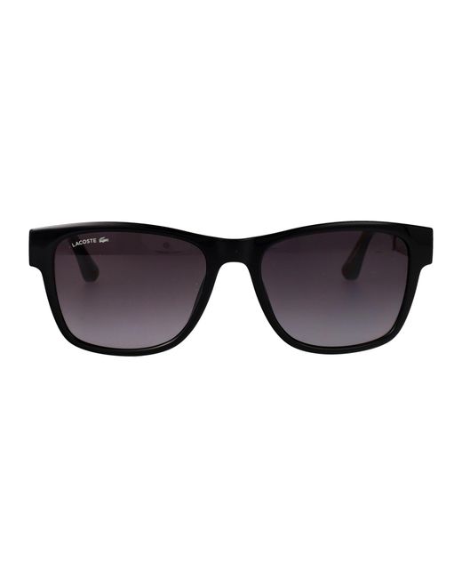 Lacoste Black Injected Sunglasses