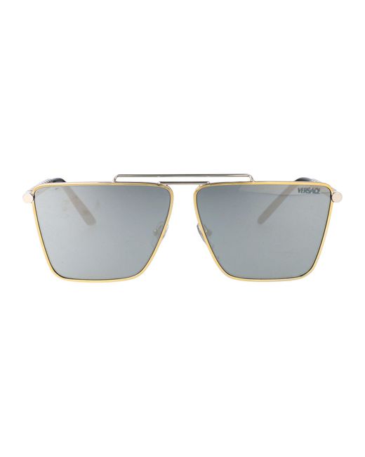Versace Gray Sunglasses