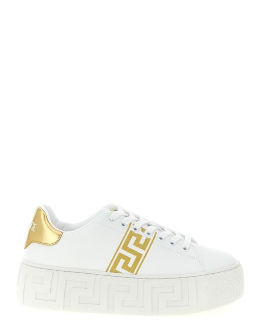 Versace Metallic La Greca Sneakers